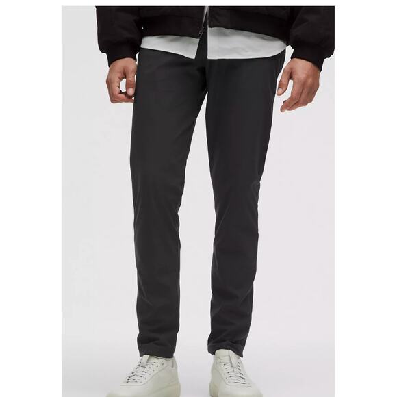 LULULEMON Obsidian Gray ABC Trouser Classic Fit Warpstreme Men's Size 34 - Picture 1 of 9